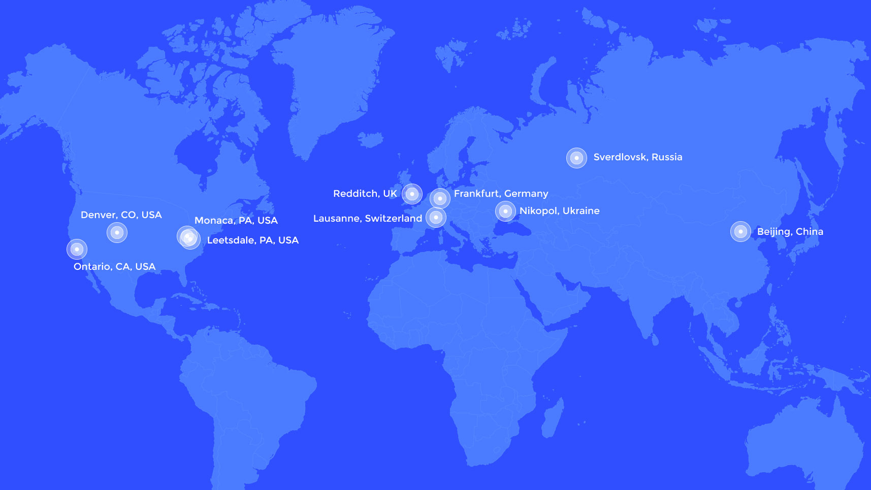 VSMPO Locations Map
